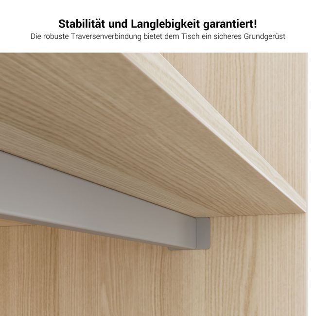 CANTO Empfangstheke | 2000 - 2400 mm, LED Beleuchtung wählbar, Walnuss CANTO Empfangstheke | 2000 - 2400 mm, LED Beleuchtung wählbar, Walnuss