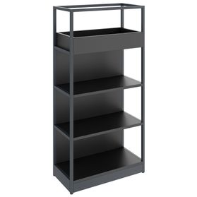 ATELLA Regalschrank | 4 OH, 800 x 1610 mm, Anthrazit