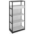 ATELLA Armoire d'étagère | 4 oh, 800 x 1610 mm, gris perlé - 1 Thumbnail Image