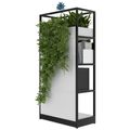 ATELLA Armoire d'étagère | 4 oh, 800 x 1610 mm, gris perlé - 4 Thumbnail Image