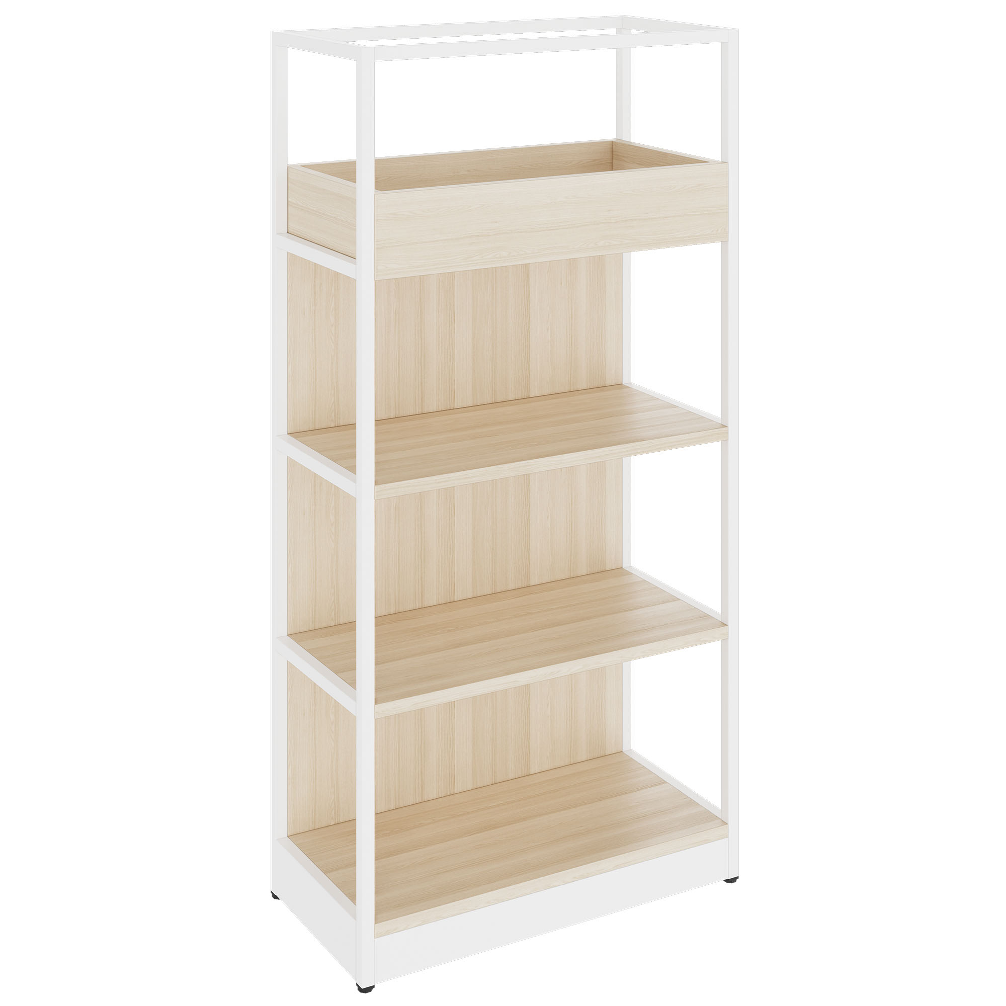 ATELLA shelf cabinet | 4 OH, 800 x 1610 mm, sand ash - 1 Main Image