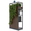 ATELLA shelf cabinet | 4 OH, 800 x 1610 mm, walnut - 4 Thumbnail Image