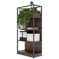 ATELLA shelf cabinet | 4 OH, 800 x 1610 mm, walnut - 3 Thumbnail Image