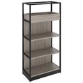 ATELLA shelf cabinet | 4 OH, 800 x 1610 mm, gray northern oak - 1 Thumbnail Image