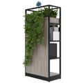 ATELLA shelf cabinet | 4 OH, 800 x 1610 mm, gray northern oak - 4 Thumbnail Image
