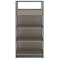 ATELLA shelf cabinet | 4 OH, 800 x 1610 mm, Cubanite gray - 2 Thumbnail Image