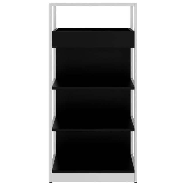 ATELLA Regalschrank | 4 OH, 800 x 1610 mm, Schwarz