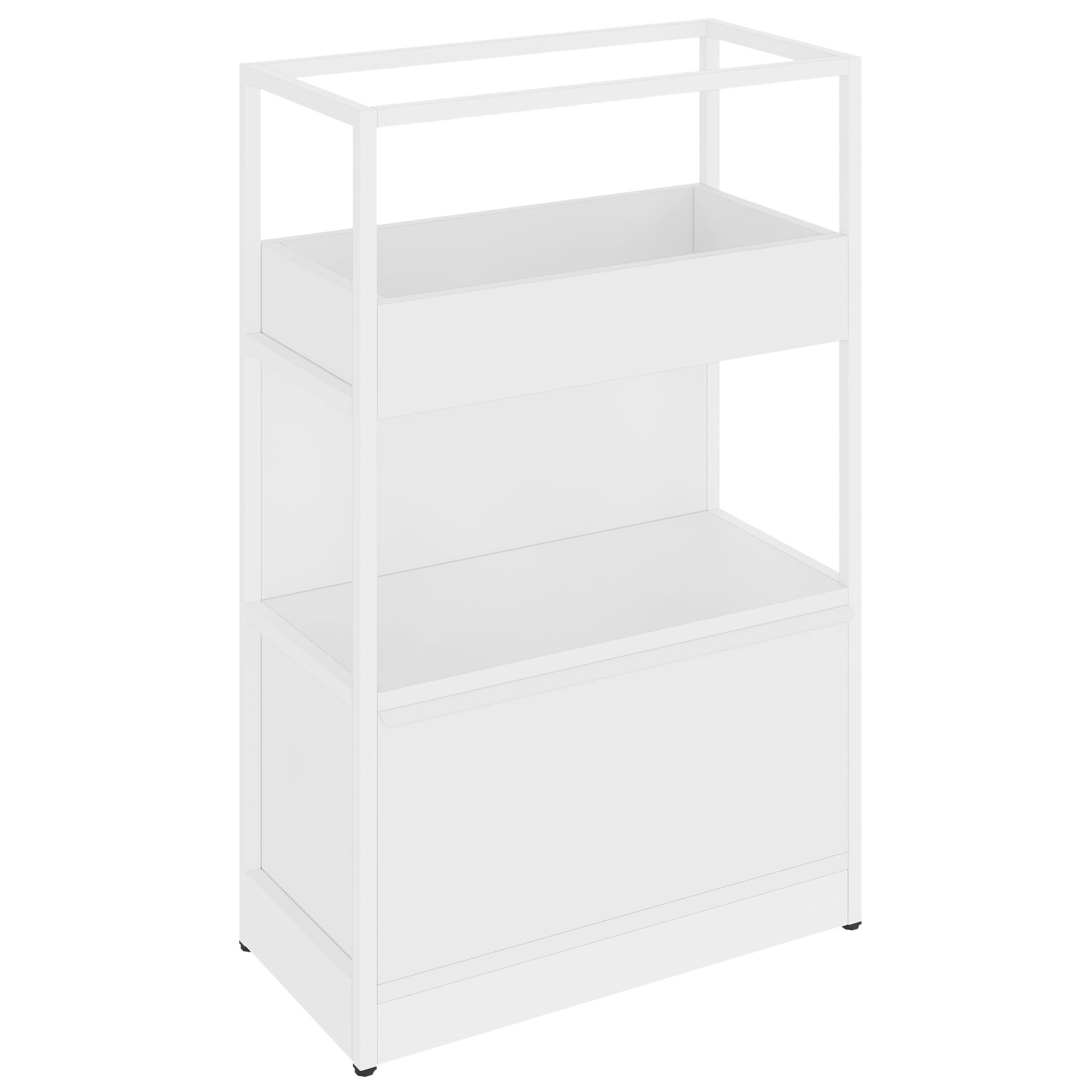 ATELLA Regalschrank | 3 OH, 800 x 1255 mm, Weiss - 1 Main Image