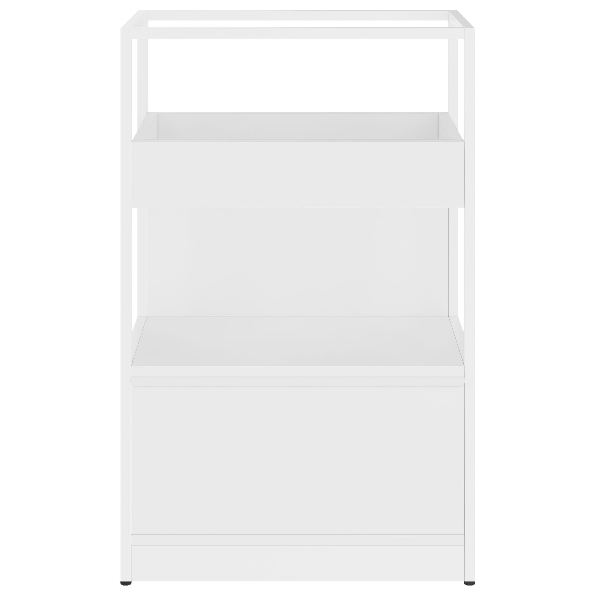 ATELLA Regalschrank | 3 OH, 800 x 1255 mm, Weiss - 2 Main Image