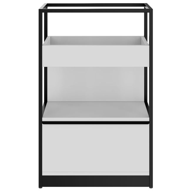 ATELLA Regalschrank | 3 OH, 800 x 1255 mm, Perlgrau