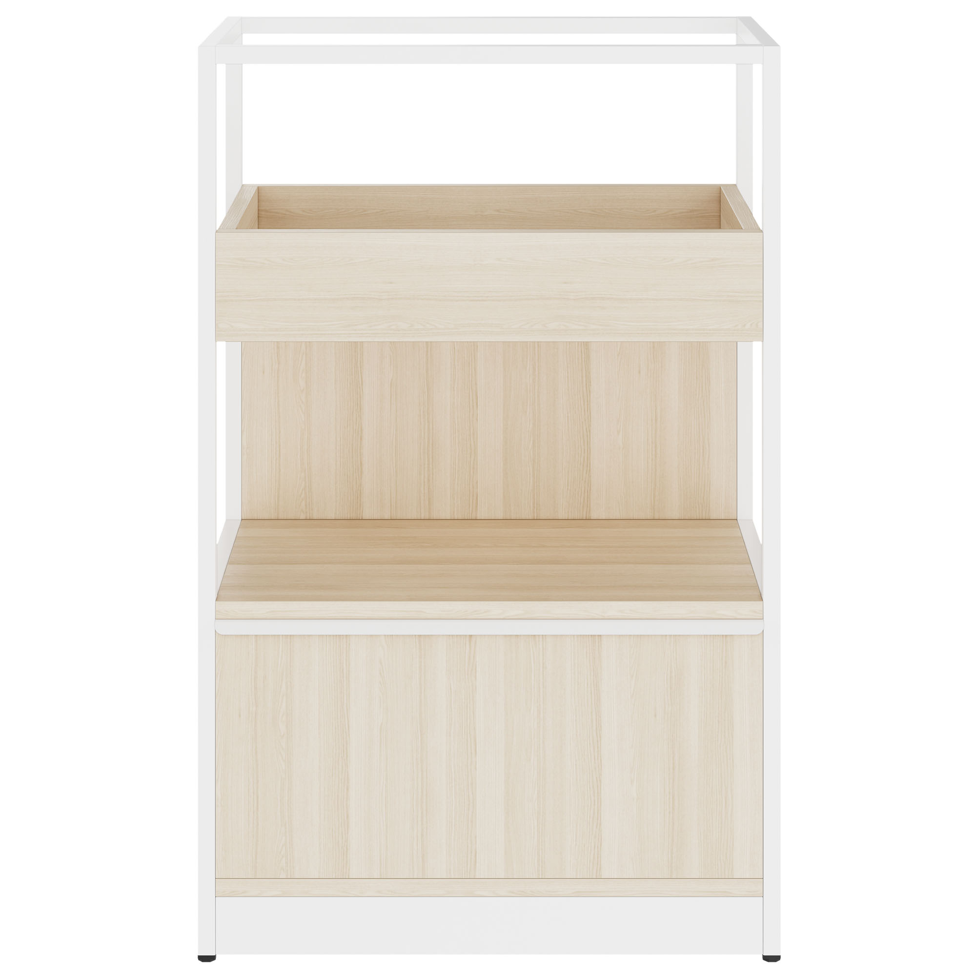 ATELLA Shelving unit | 3 SH, 800 x 1255 mm, sand ash - 2 Main Image