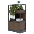 ATELLA Cabinet scaffale | 3 OH, 800 x 1255 mm, noce - 3 Thumbnail Image
