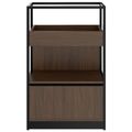 ATELLA Shelving unit | 3 SH, 800 x 1255 mm, walnut - 2 Thumbnail Image