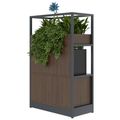 ATELLA Cabinet scaffale | 3 OH, 800 x 1255 mm, noce - 4 Thumbnail Image