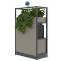 ATELLA shelf cabinet | 3 OH, 800 x 1255 mm, Cubanite gray - 4 Thumbnail Image