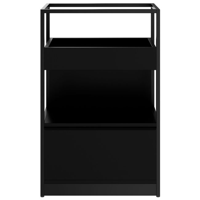 ATELLA Regalschrank | 3 OH, 800 x 1255 mm, Schwarz