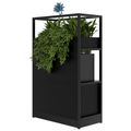 ATELLA Regalschrank | 3 OH, 800 x 1255 mm, Schwarz - 4 Thumbnail Image
