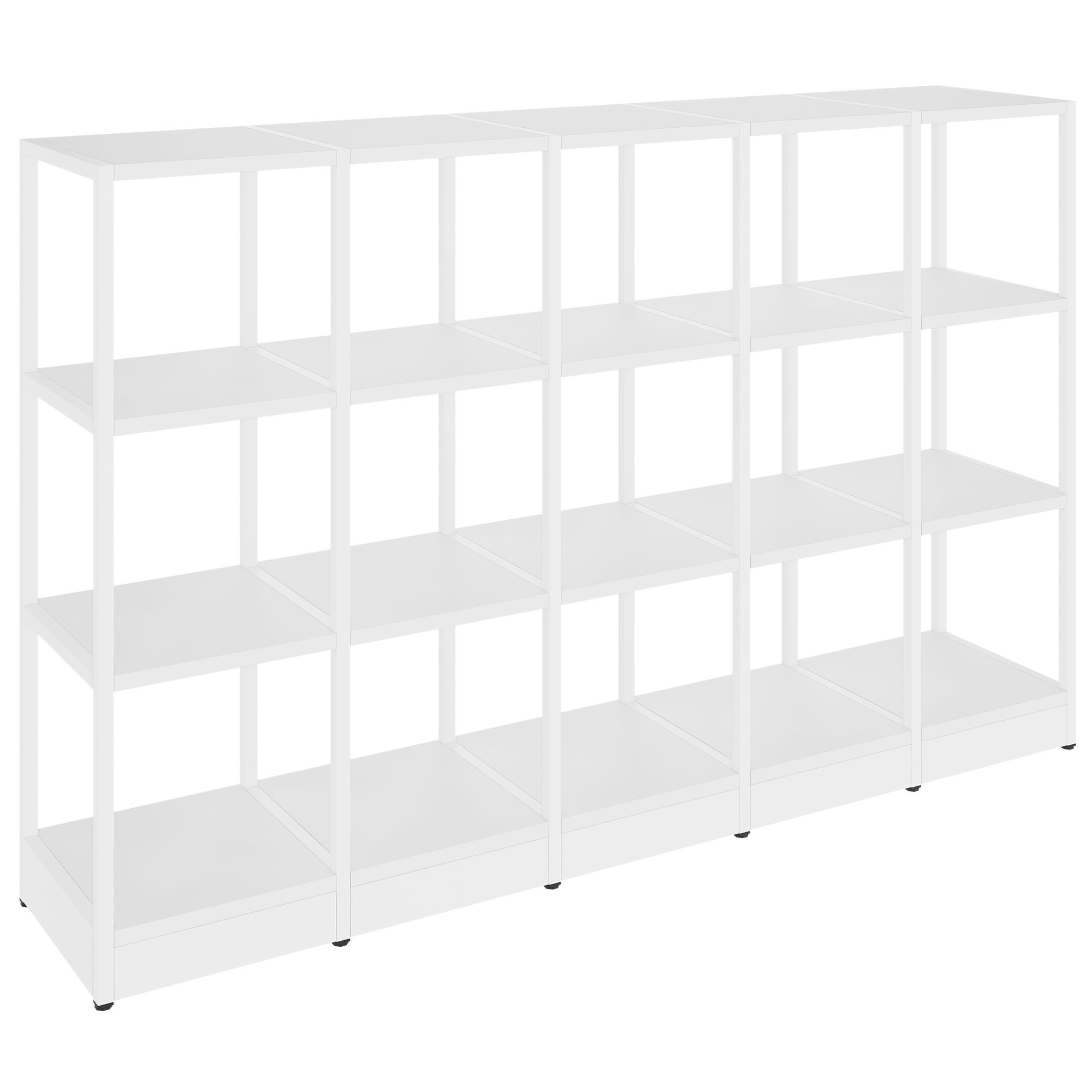 ATELLA Shelving Unit | 3 SH, 1960 x 1255 mm, White - 1 Main Image