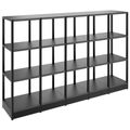ATELLA Shelving Unit | 3 SH, 1960 x 1255 mm, Anthracite - 1 Thumbnail Image