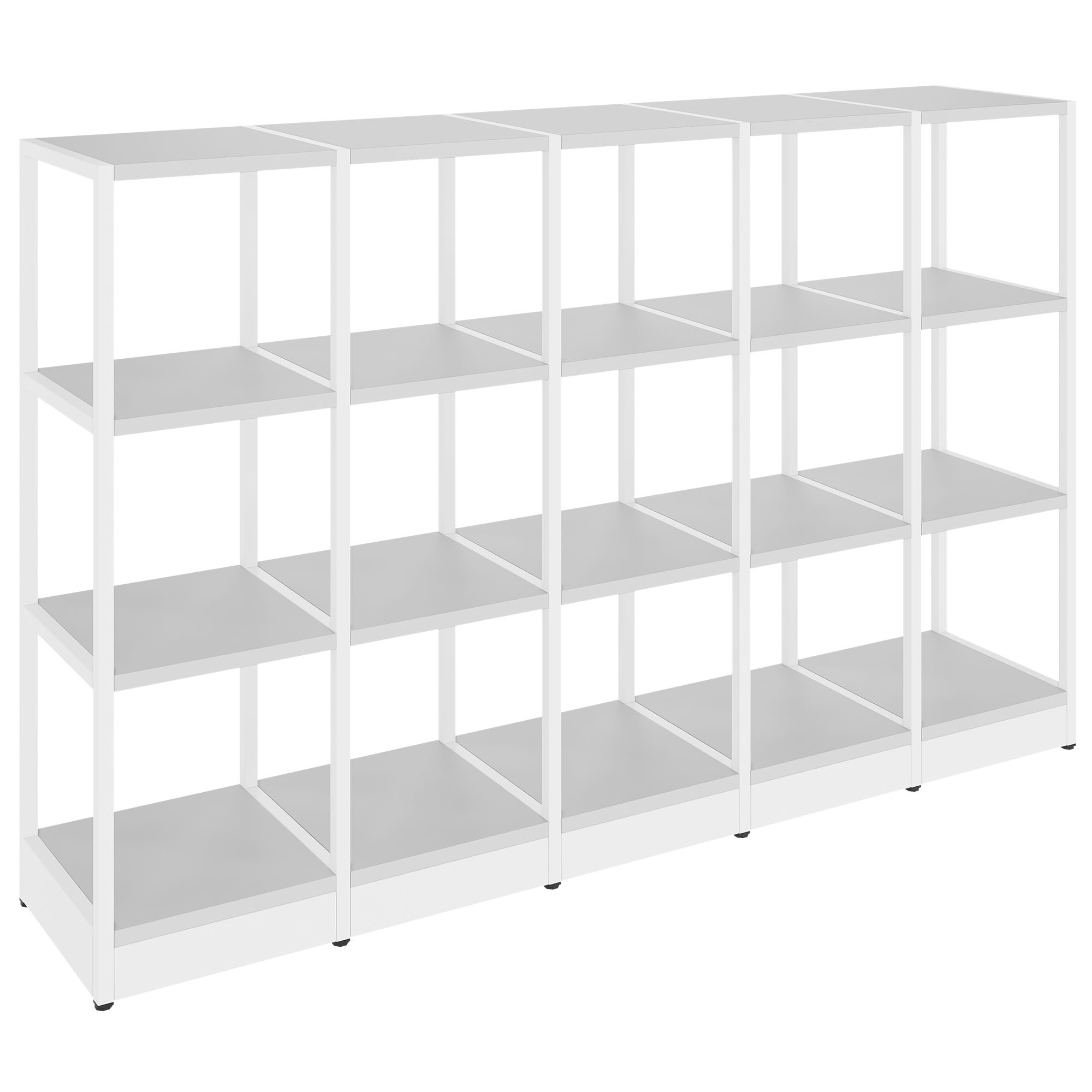 ATELLA Armoire d'étagère | 3 oh, 1960 x 1255 mm, gris perlé - 1 Main Image