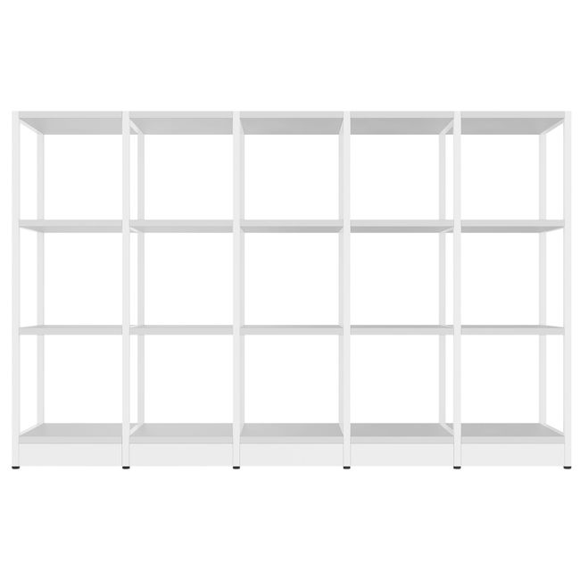 ATELLA Regalschrank | 3 OH, 1960 x 1255 mm, Perlgrau