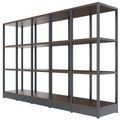 ATELLA Shelving Unit | 3 SH, 1960 x 1255 mm, Walnut - 3 Thumbnail Image