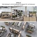 ATELLA Cabinet scaffale | 3 Oh, 1960 x 1255 mm, noce - 4 Thumbnail Image