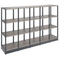 ATELLA Cabinet scaffale | 3 Oh, 1960 x 1255 mm, North Oak Grey - 1 Thumbnail Image