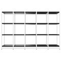 ATELLA Cabinet scaffale | 3 Oh, 1960 x 1255 mm, nero - 2 Thumbnail Image