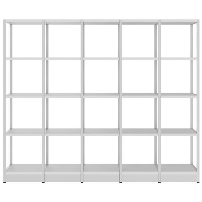 ATELLA Regalschrank | 4 OH, 1960 x 1635 mm, Perlgrau