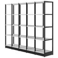 ATELLA Armoire d'étagère | 4 oh, 1960 x 1635 mm, gris perlé - 3 Thumbnail Image