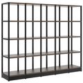 ATELLA shelf cabinet | 4 OH, 1960 x 1635 mm, walnut - 1 Thumbnail Image
