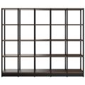 ATELLA shelf cabinet | 4 OH, 1960 x 1635 mm, walnut - 2 Thumbnail Image