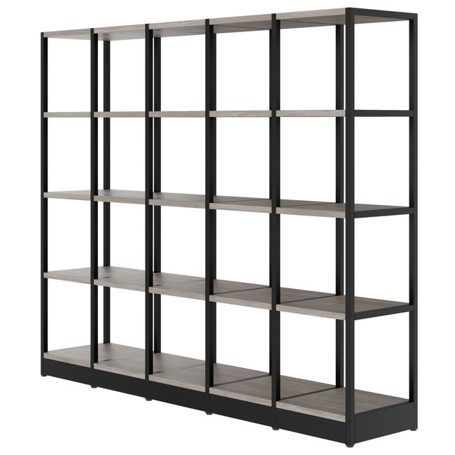 ATELLA Regalschrank | 4 OH, 1960 x 1635 mm, Nordeiche grau ATELLA Regalschrank | 4 OH, 1960 x 1635 mm, Nordeiche grau