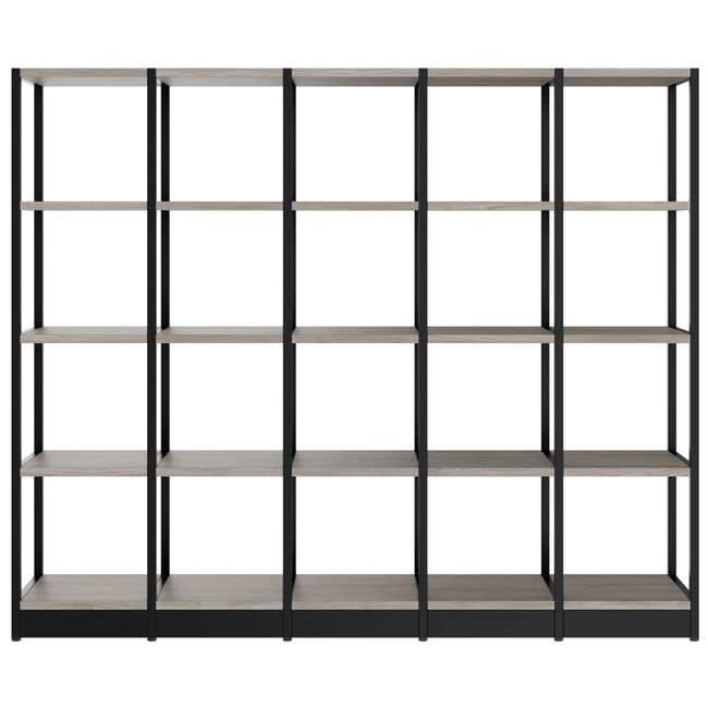 ATELLA Regalschrank | 4 OH, 1960 x 1635 mm, Nordeiche grau ATELLA Regalschrank | 4 OH, 1960 x 1635 mm, Nordeiche grau