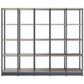 ATELLA shelf cabinet | 4 OH, 1960 x 1635 mm, gray northern oak - 2 Thumbnail Image