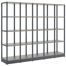 ATELLA Regalschrank | 4 OH, 1960 x 1635 mm, Cubanitgrau