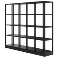 ATELLA shelf cabinet | 4 OH, 1960 x 1635 mm, black - 3 Thumbnail Image