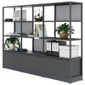 ATELLA Regalschrank | 4 OH, 2350 x 1635 mm, Anthrazit ATELLA Regalschrank | 4 OH, 2350 x 1635 mm, Anthrazit