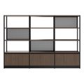 ATELLA Armoire d'étagère | 4 oh, 2350 x 1635 mm, noix - 2 Thumbnail Image