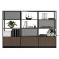 ATELLA Armoire d'étagère | 4 oh, 2350 x 1635 mm, noix - 4 Thumbnail Image