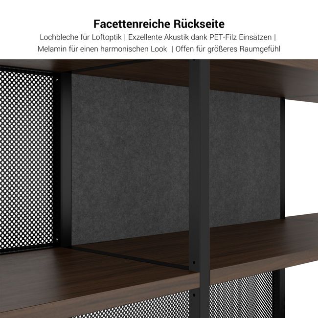 ATELLA Regalschrank | 4 OH, 2350 x 1635 mm, Nordeiche grau ATELLA Regalschrank | 4 OH, 2350 x 1635 mm, Nordeiche grau