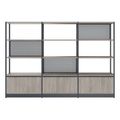 ATELLA Armoire d'étagère | 4 oh, 2350 x 1635 mm, North Oak Gray - 2 Thumbnail Image