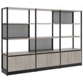 ATELLA Regalschrank | 4 OH, 2350 x 1635 mm, Nordeiche grau ATELLA Regalschrank | 4 OH, 2350 x 1635 mm, Nordeiche grau