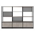 ATELLA Regalschrank | 4 OH, 2350 x 1635 mm, Nordeiche grau ATELLA Regalschrank | 4 OH, 2350 x 1635 mm, Nordeiche grau
