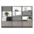 ATELLA Regalschrank | 4 OH, 2350 x 1635 mm, Nordeiche grau ATELLA Regalschrank | 4 OH, 2350 x 1635 mm, Nordeiche grau