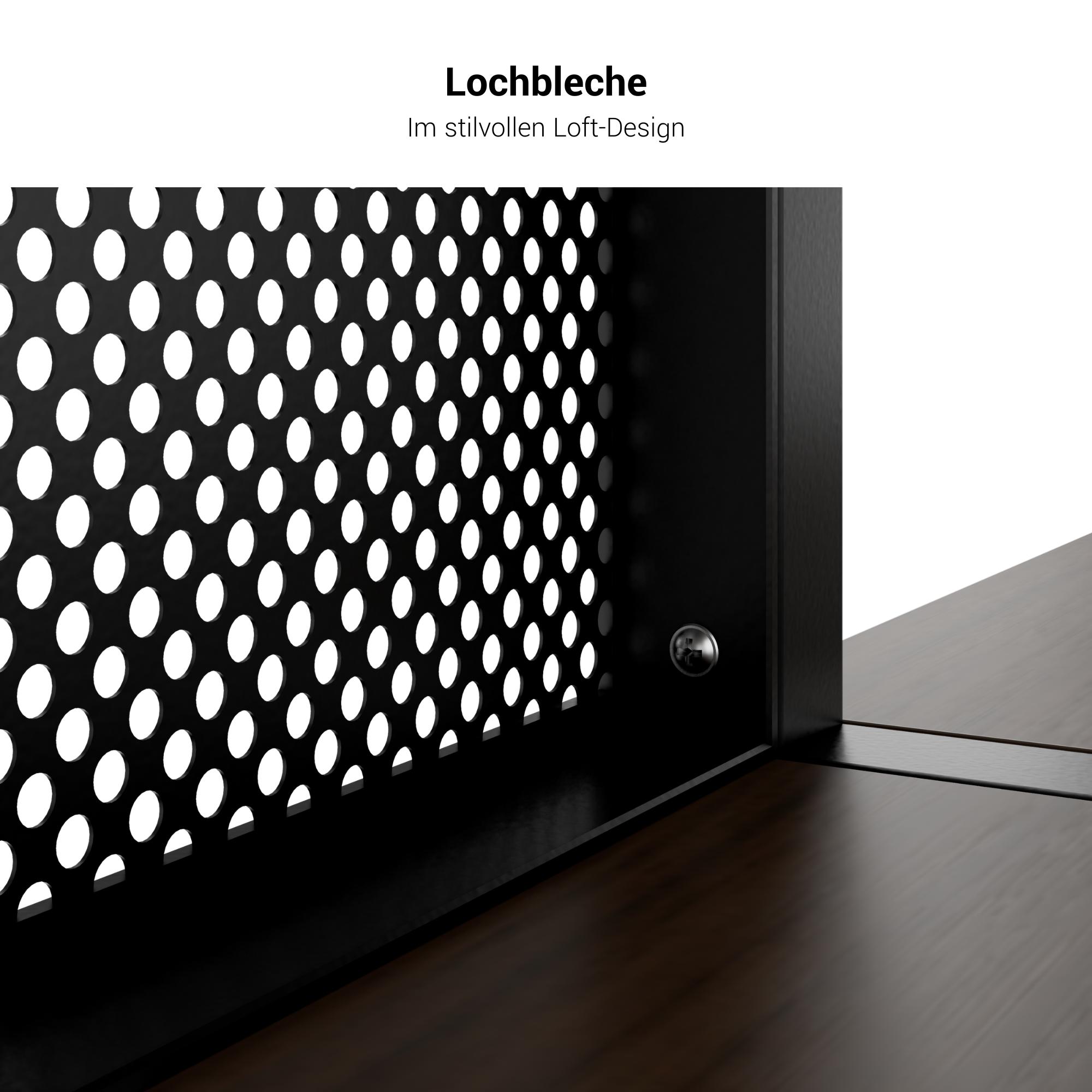 ATELLA shelf cabinet | 4 OH, 2350 x 1635 mm, Cubanite gray - 12 Main Image