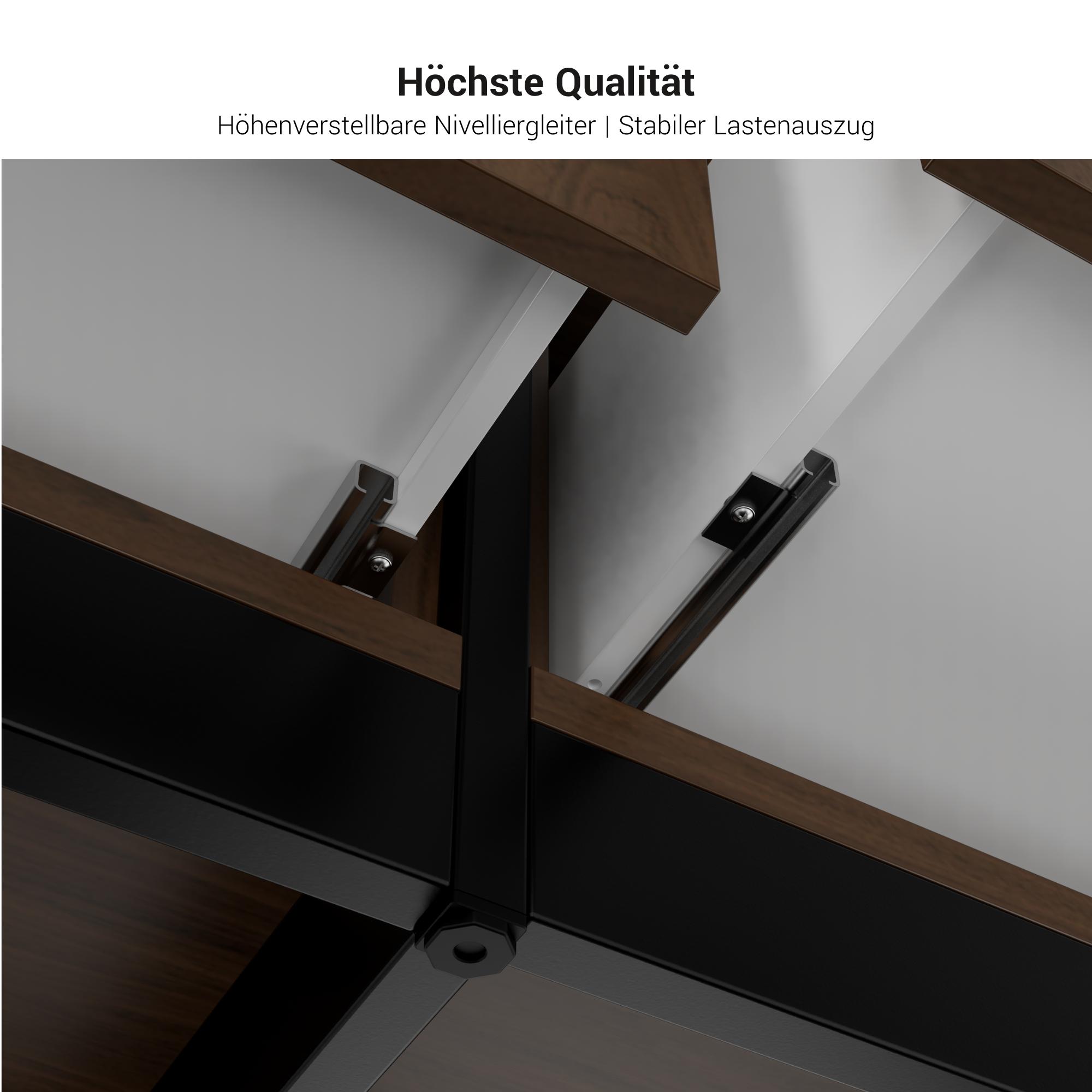 ATELLA shelf cabinet | 4 OH, 2350 x 1635 mm, Cubanite gray - 15 Main Image