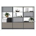 ATELLA shelf cabinet | 4 OH, 2350 x 1635 mm, Cubanite gray - 4 Thumbnail Image