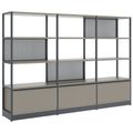 ATELLA shelf cabinet | 4 OH, 2350 x 1635 mm, Cubanite gray - 1 Thumbnail Image